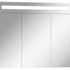 Шкаф-зеркало Аврора 85 с подсветкой LED Домино (DV8010HZ) в Сысерти - sysert.mebel24.online | фото