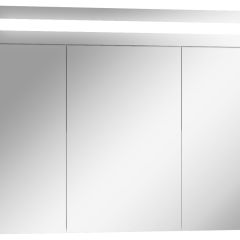 Шкаф-зеркало Аврора 90 с подсветкой LED Домино (DV8011HZ) в Сысерти - sysert.mebel24.online | фото