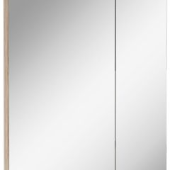 Шкаф-зеркало Bruno 60 левый/правый Домино (DBr2902HZ) в Сысерти - sysert.mebel24.online | фото
