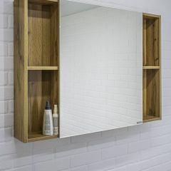 Шкаф-зеркало Craft 100 левый/правый Домино (DCr2206HZ) в Сысерти - sysert.mebel24.online | фото 5