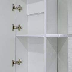 Шкаф-зеркало Норма 2-50 левый АЙСБЕРГ (DA1607HZ) в Сысерти - sysert.mebel24.online | фото 7