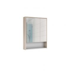 Шкаф-зеркало Prime 60 Дуб сонома Домино (DP9005HZ) в Сысерти - sysert.mebel24.online | фото 1