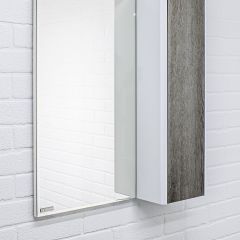 Шкаф-зеркало Uno 60 Дуб серый левый/правый Домино (DU1503HZ) в Сысерти - sysert.mebel24.online | фото 9