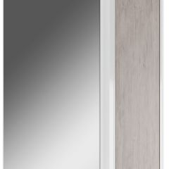 Шкаф-зеркало Uno 60 Дуб серый левый/правый Домино (DU1503HZ) в Сысерти - sysert.mebel24.online | фото 1