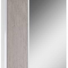 Шкаф-зеркало Uno 60 Дуб серый левый/правый Домино (DU1503HZ) в Сысерти - sysert.mebel24.online | фото 2