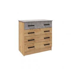 Спальня Асти Комод (Дуб крафт золотой) в Сысерти - sysert.mebel24.online | фото