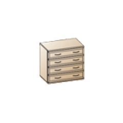 Спальня Карина композиция 5 (Гикори Джексон светлый) в Сысерти - sysert.mebel24.online | фото 3