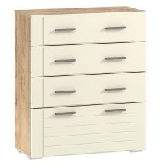 Спальня Livorno Комод НМ 040.46 Х (Софт Панакота/Дуб Бунратти) в Сысерти - sysert.mebel24.online | фото
