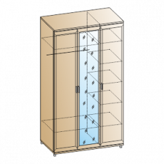 Спальня Мелисса композиция 3 (Снежный Ясень) в Сысерти - sysert.mebel24.online | фото 4