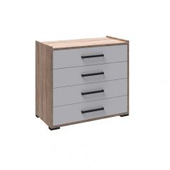 Спальня Соната Комод (Белый/Дуб крафт золотой) в Сысерти - sysert.mebel24.online | фото