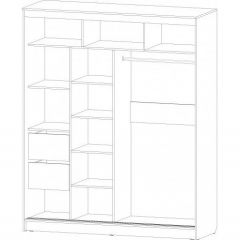 ВЕРОНА Шкаф-купе 1800 (ясень шимо комб.) в Сысерти - sysert.mebel24.online | фото 2
