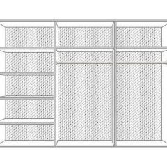 Спальный гарнитур Диана (модульная) в Сысерти - sysert.mebel24.online | фото 3