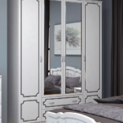 ЛАК Спальный гарнитур (модульный) белый в Сысерти - sysert.mebel24.online | фото 6