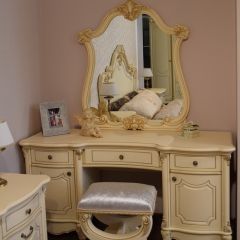 Спальный гарнитур Мона Лиза (крем) 1600 в Сысерти - sysert.mebel24.online | фото 9