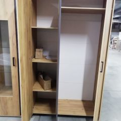 Спальный гарнитур МСП-1 (Дуб золотой/Камень темный) 1400 в Сысерти - sysert.mebel24.online | фото 19