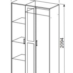 Спальный гарнитур МСП-1 (Ясень Анкор светлый) 1400 в Сысерти - sysert.mebel24.online | фото 9