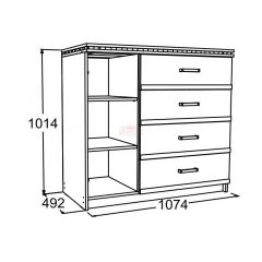 Спальный гарнитур Ольга-13 (модульный) в Сысерти - sysert.mebel24.online | фото 14