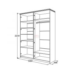 Спальный гарнитур Ольга-13 (модульный) в Сысерти - sysert.mebel24.online | фото 31