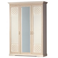 Спальный гарнитур Парма (модульный) кремовый белый в Сысерти - sysert.mebel24.online | фото 3