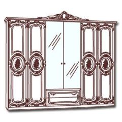Спальный гарнитур Роза (модульная) беж в Сысерти - sysert.mebel24.online | фото 3