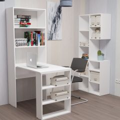 Стеллаж Элемент-1 (белый) в Сысерти - sysert.mebel24.online | фото 4