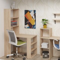 Стеллаж Элемент-1 (дуб сонома) в Сысерти - sysert.mebel24.online | фото 5