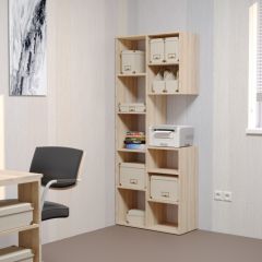 Стеллаж Элемент-2 (дуб сонома) в Сысерти - sysert.mebel24.online | фото 3