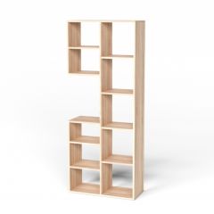 Стеллаж Элемент-2 (дуб сонома) в Сысерти - sysert.mebel24.online | фото