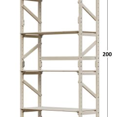 Стеллаж Конструктор Арт.СR2000-1 в Сысерти - sysert.mebel24.online | фото 2