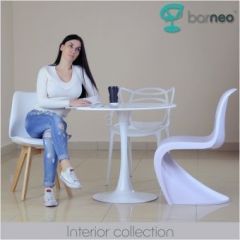 Стол Barneo T-3 Tulip style (RAL9003 белый, D90) в Сысерти - sysert.mebel24.online | фото 5
