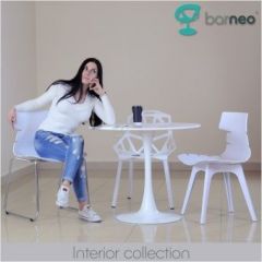Стол Barneo T-3 Tulip style (RAL9003 белый, D90) в Сысерти - sysert.mebel24.online | фото 6