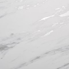 Стол BELLUNO 160 MARBLES KL-99 Белый мрамор матовый, итальянская керамика/ белый каркас, ®DISAUR в Сысерти - sysert.mebel24.online | фото 9