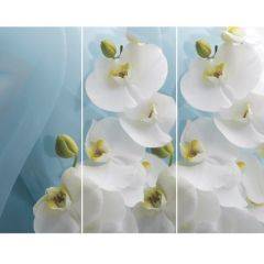 Стол Бостон-3 (Белая Орхидея) 1100/1420*700, опора Брифинг в Сысерти - sysert.mebel24.online | фото 2