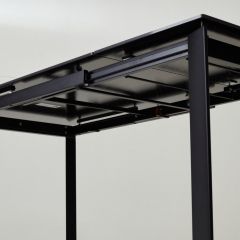 Стол CORNER 120 MATT BLACK MARBLE SOLID CERAMIC / BLACK, ®DISAUR в Сысерти - sysert.mebel24.online | фото 6