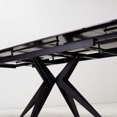 Стол FORIO 160 MATT BLACK MARBLE SOLID CERAMIC / BLACK, ®DISAUR в Сысерти - sysert.mebel24.online | фото 6