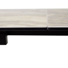 Стол IVAR 180 MARBLES KL-80 Серый мрамор, итальянская керамика, ®DISAUR в Сысерти - sysert.mebel24.online | фото 2