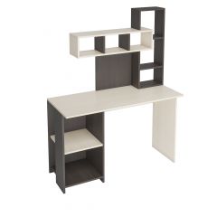 Стол компьютерный Олимп (венге/дуб беленый) в Сысерти - sysert.mebel24.online | фото 3