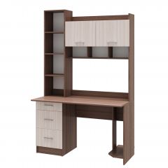 Стол компьютерный ПКС-5 Шимо темный/Шимо светлый в Сысерти - sysert.mebel24.online | фото 2