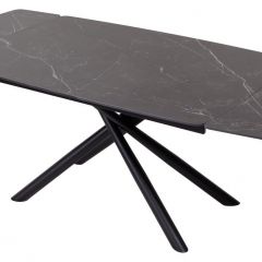 Стол RIVOLI 140 MATT BLACK MARBLE SOLID CERAMIC / BLACK, ®DISAUR в Сысерти - sysert.mebel24.online | фото 3