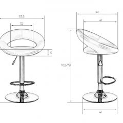 Стул барный DOBRIN MIRA LM-5001 (черный) в Сысерти - sysert.mebel24.online | фото 3
