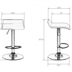 Стул барный DOBRIN TOMMY LM-3013 (белый) в Сысерти - sysert.mebel24.online | фото