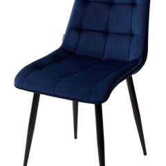 Стул CHIC BLUVEL-86 NAVY BLUE / черный каркас М-City в Сысерти - sysert.mebel24.online | фото