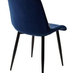 Стул CHIC BLUVEL-86 NAVY BLUE / черный каркас М-City в Сысерти - sysert.mebel24.online | фото 3