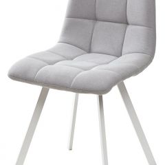 Стул CHILLI SQUARE UF860-02B серо-голубой, ткань/ белый каркас М-City в Сысерти - sysert.mebel24.online | фото