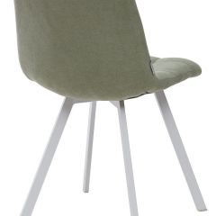 Стул CHILLI SQUARE UF860-11B мятный, ткань/ белый каркас М-City в Сысерти - sysert.mebel24.online | фото 2