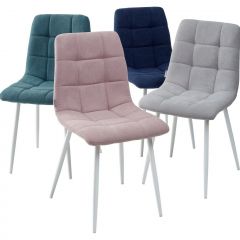 Стул CHILLI UF860-04B сиреневый, ткань/ белый каркас М-City в Сысерти - sysert.mebel24.online | фото 2