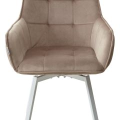 Стул MAVERICK 360 град. поворот. BLUVEL-40 BEIGE/ белый каркас, М-City в Сысерти - sysert.mebel24.online | фото 7