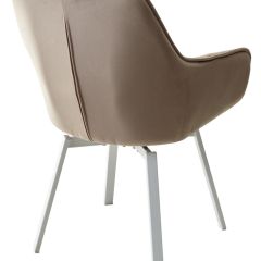 Стул MAVERICK 360 град. поворот. BLUVEL-40 BEIGE/ белый каркас, М-City в Сысерти - sysert.mebel24.online | фото 9