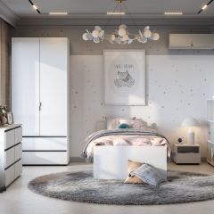 Токио Шкаф двухстворчатый с двумя ящиками в Сысерти - sysert.mebel24.online | фото 3