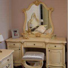Туалетный стол Мона Лиза БЕЗ Зеркала (крем) в Сысерти - sysert.mebel24.online | фото 4